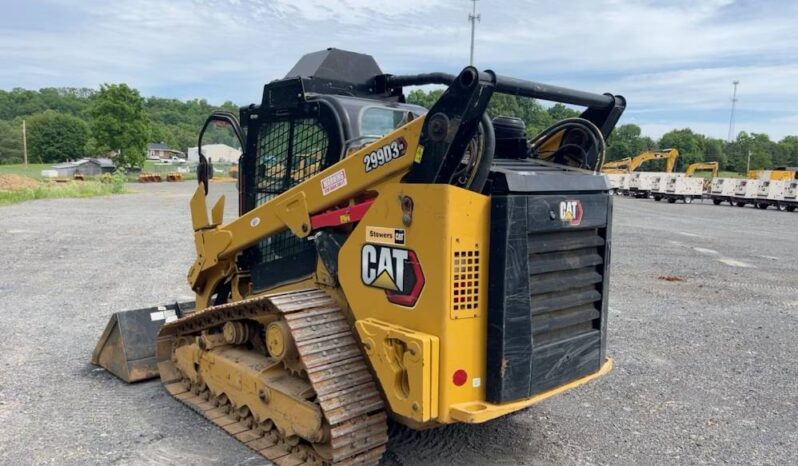 
								2021 Caterpillar 299D3XE Skid Steer Steel Track Loader High Flow Forks full									