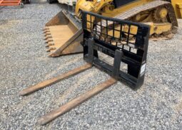 
										2021 Caterpillar 299D3XE Skid Steer Steel Track Loader High Flow Forks full									