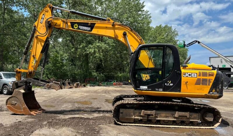 
								2017 JCB JS160NLC Excavator Trackhoe Cab Aux Hyd Thumb QC Bucket Tractor full									
