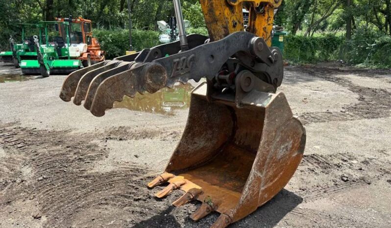 
								2017 JCB JS160NLC Excavator Trackhoe Cab Aux Hyd Thumb QC Bucket Tractor full									