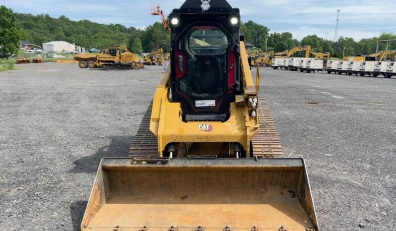 
								2021 Caterpillar 299D3XE Skid Steer Steel Track Loader High Flow Forks full									