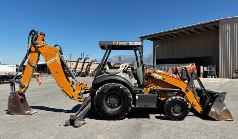 
								2022 Case 580N EP 4WD Backhoe Wheel Loader Tractor Excavating Bucket full									