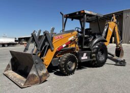 
										2022 Case 580N EP 4WD Backhoe Wheel Loader Tractor Excavating Bucket full									