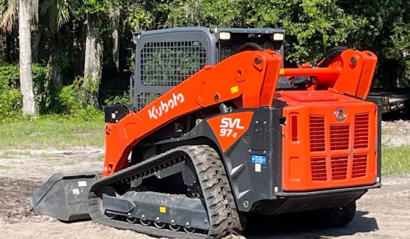 
								2024 Kubota SVL97-2 Skid Steer Crawler Track Loader Cab High Flow Bucket full									
