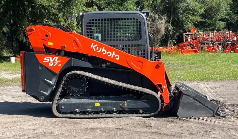 
								2024 Kubota SVL97-2 Skid Steer Crawler Track Loader Cab High Flow Bucket full									